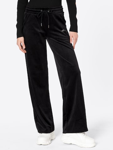 FUBU Loose fit Trousers in Black: front