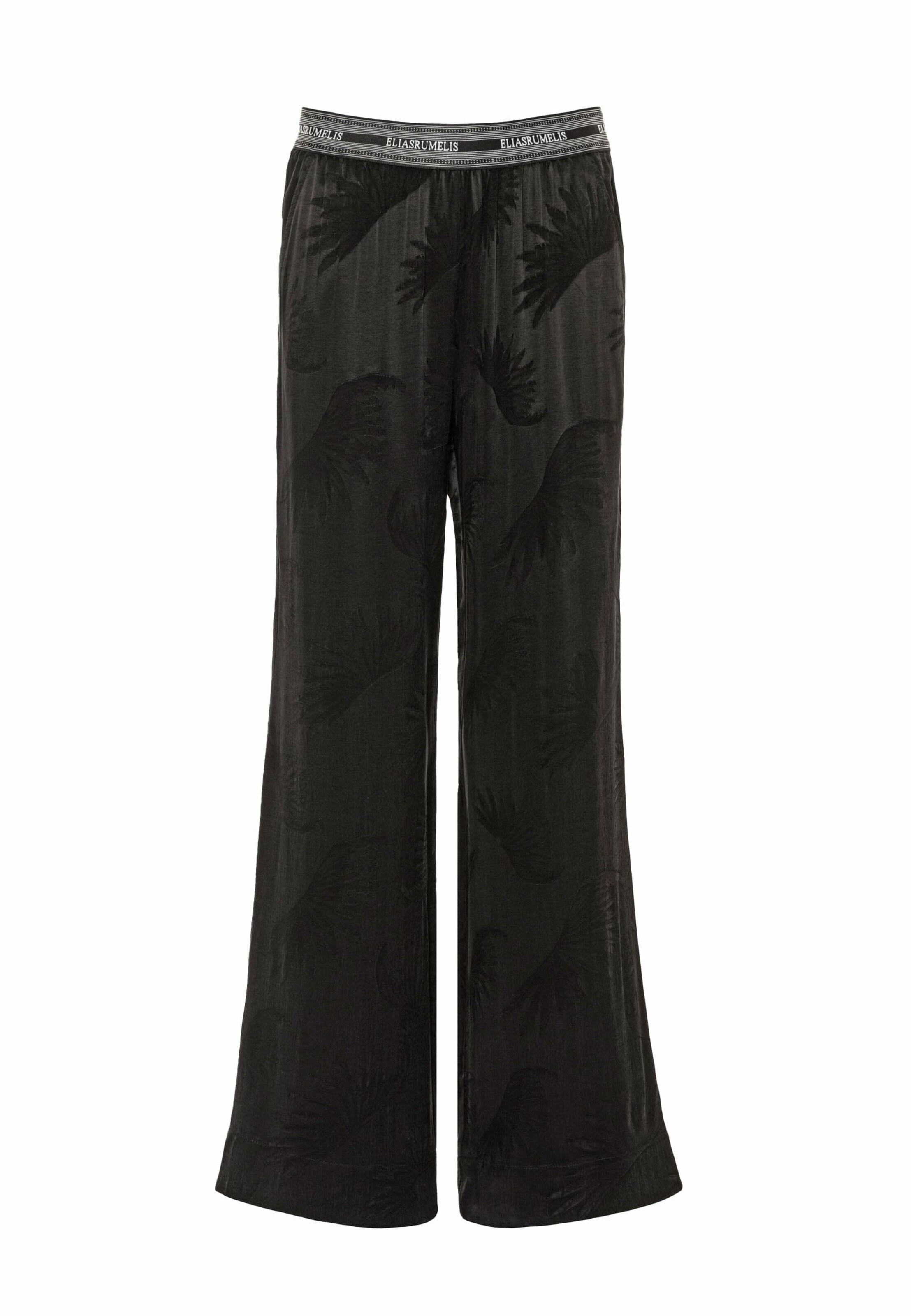 Bootcut Pantalon 'Kelly' Elias Rumelis en noir : devant