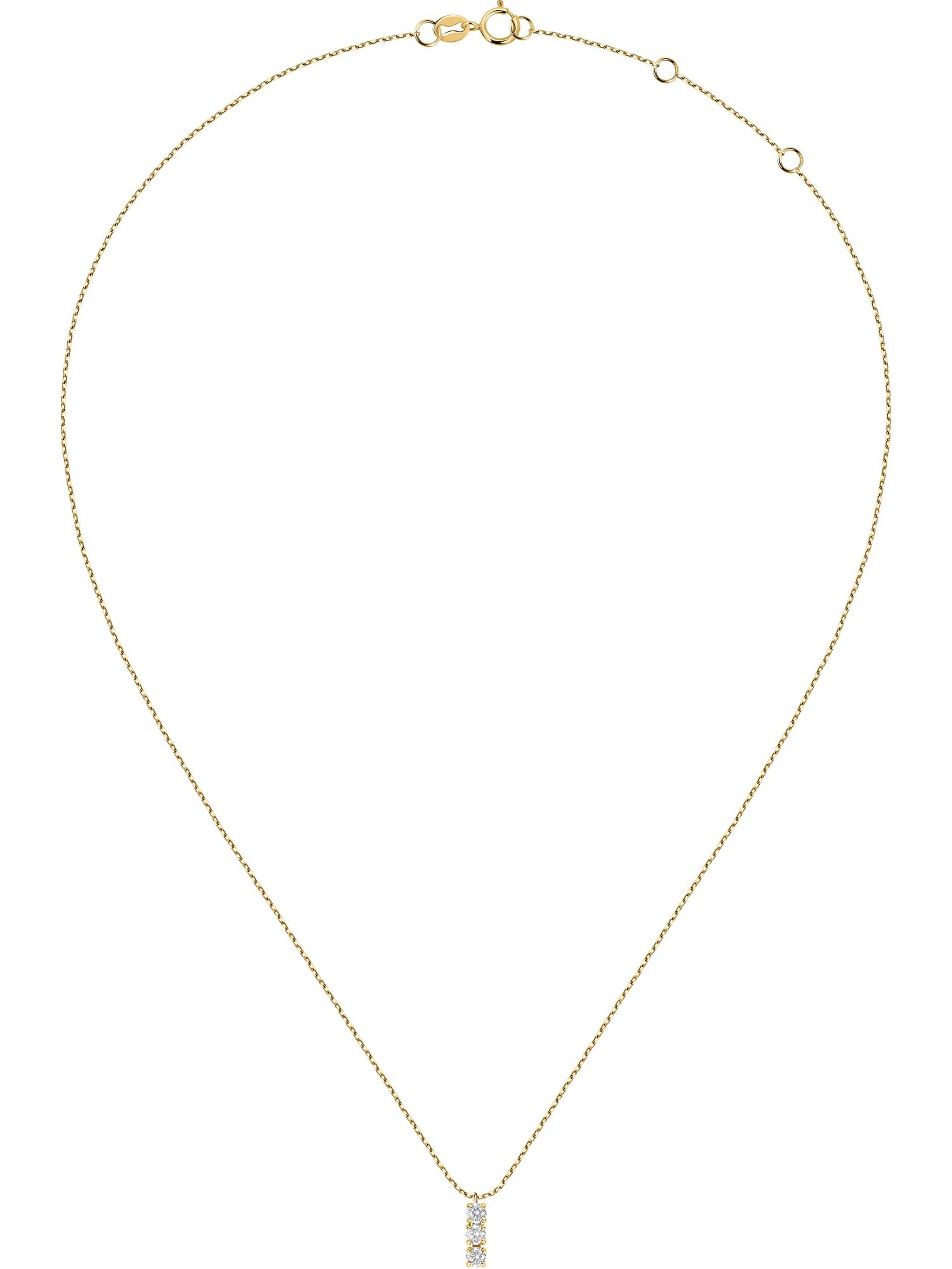 Live Diamond Kette in Gold: Vorderseite