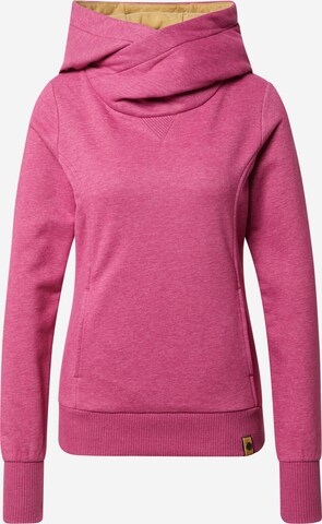 Fli Papigu Sweatshirt 'Schönste Frau in Stadt' in Pink: front