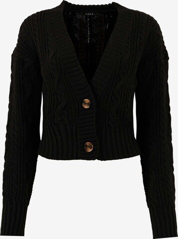 Cardigan LELA en noir : devant