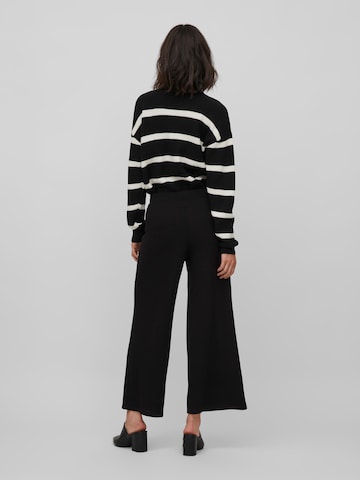 Wide Leg Pantalon 'RIBBI' Vila Petite en noir