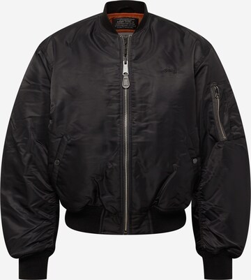 Schott NYC Toiminnallinen takki 'AIRFORCE90RS' värissä musta: edessä