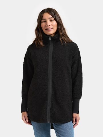 Didriksons Fleecejacke 'Tola' in Schwarz: Vorderseite