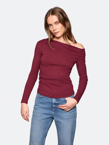 Camicia da donna 'Blusen' di Grimelange in rosso: frontale