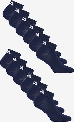 FILA Socks in Blue: front