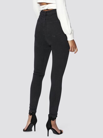 FRESHLIONS Skinny Jeans 'Ramona' in Schwarz