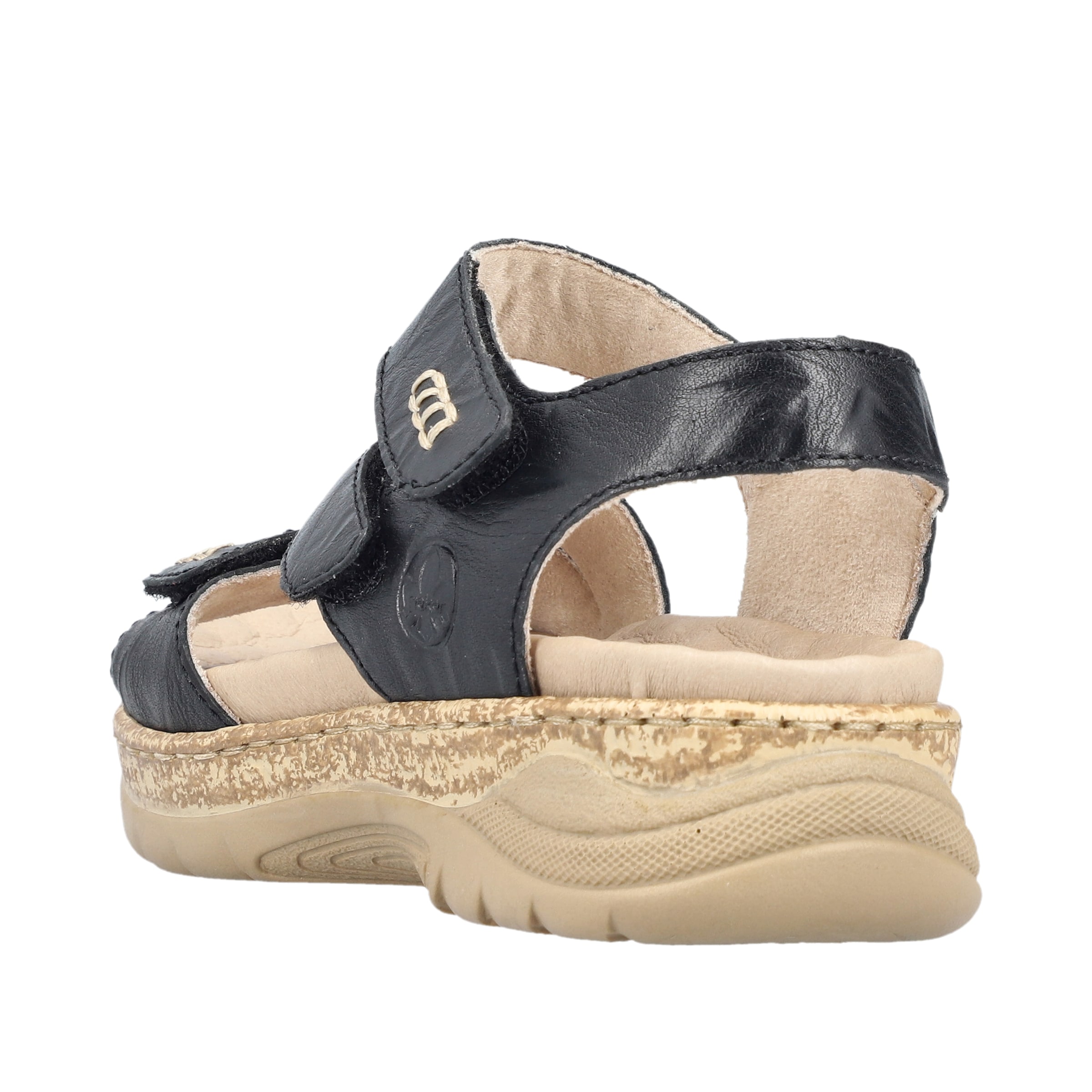 Sandales à lanières Rieker en noir