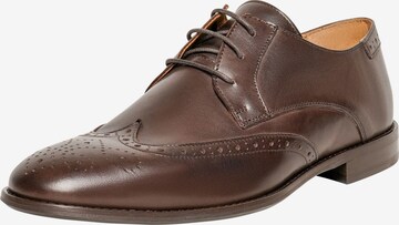Henry Stevens Lace-Up Shoes 'Wallace FBD' in Brown: front
