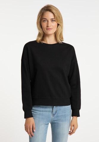 usha BLUE LABEL Sweatshirt i svart: framsida