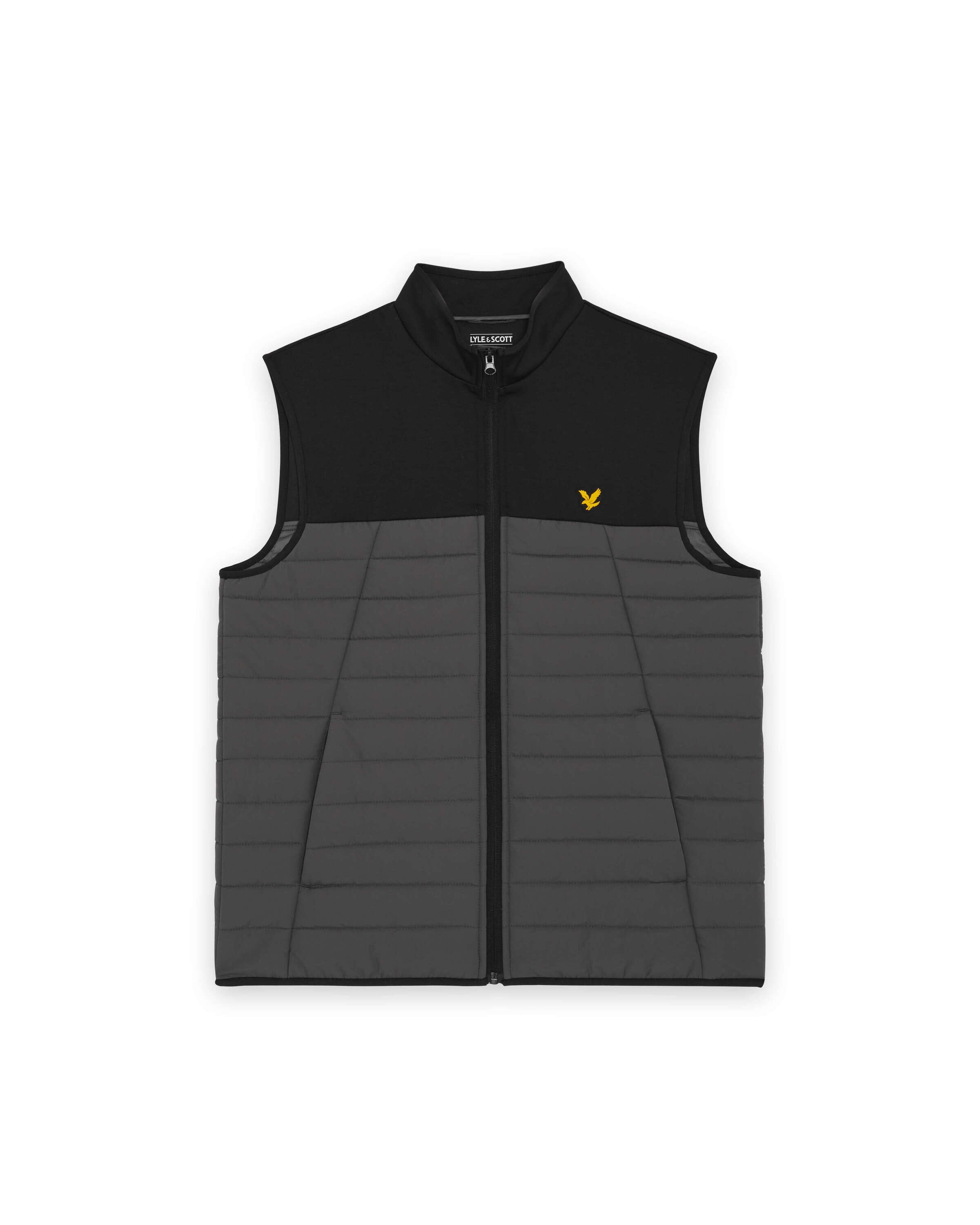 Lyle & Scott Bodywarmer in Zwart: voorkant