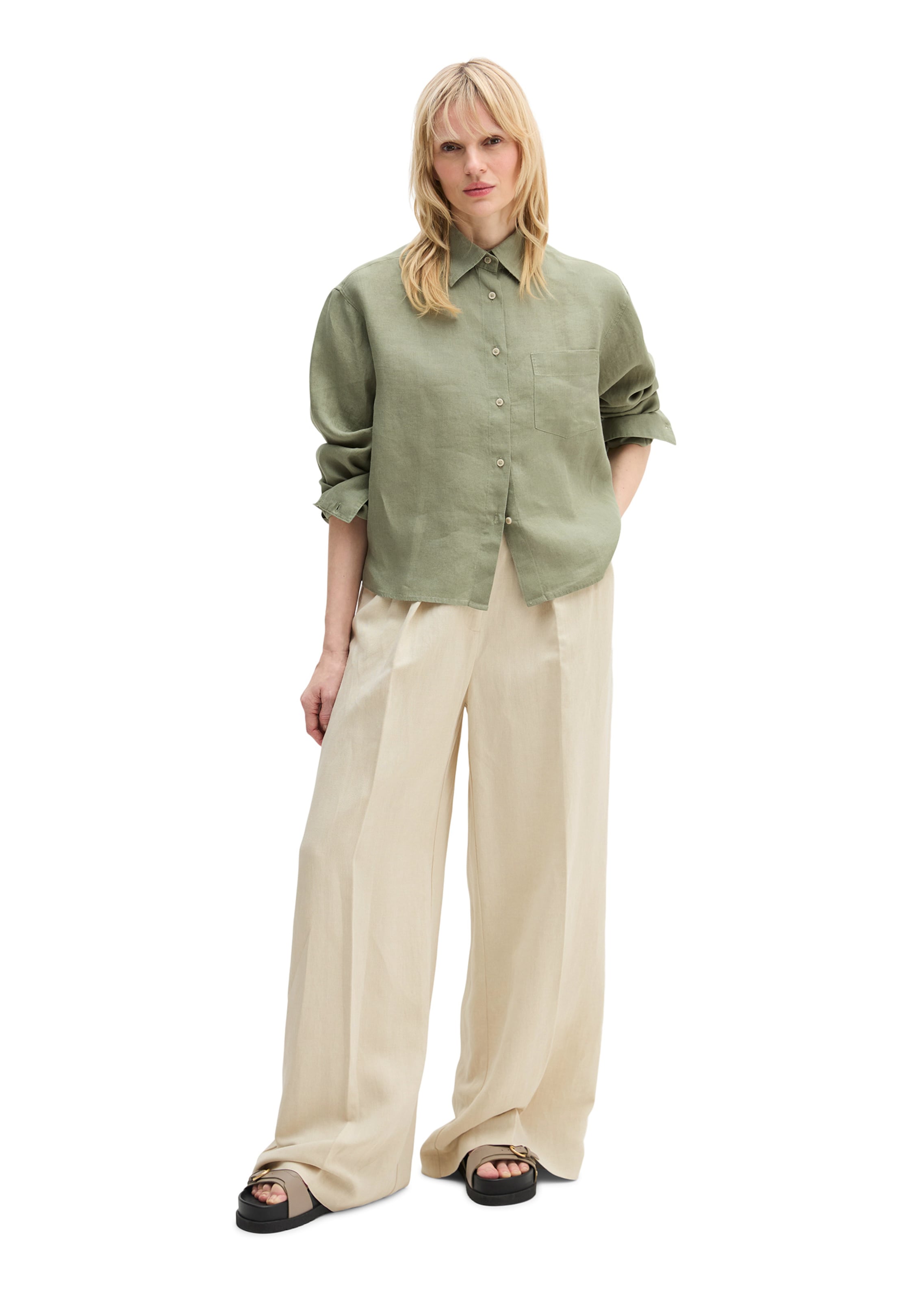 Marc O'Polo Bluse in Grün