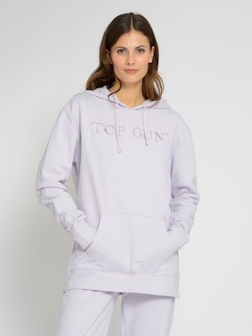 TOP GUN Sweatshirt 'TG22020' in Purple: front