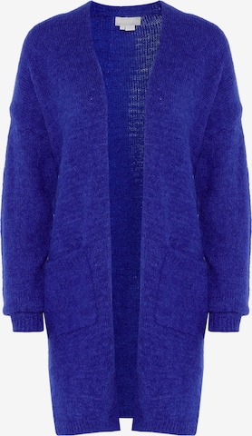Jalene Knit Cardigan in Blue: front