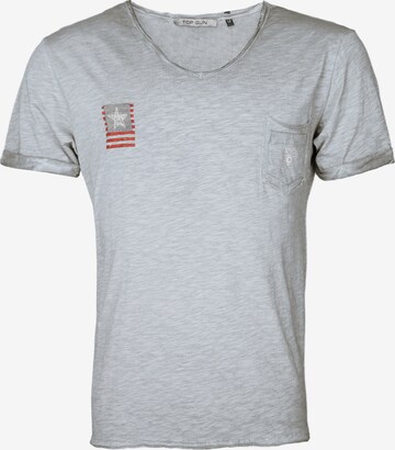 TOP GUN Shirt in Blue: front