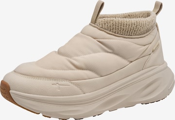 Baskets hautes Tamaris en beige : devant