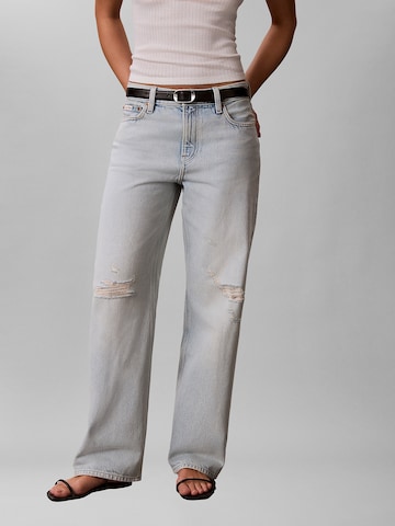 Calvin Klein Jeans Loosefit Jeans '90s' in Blauw: voorkant