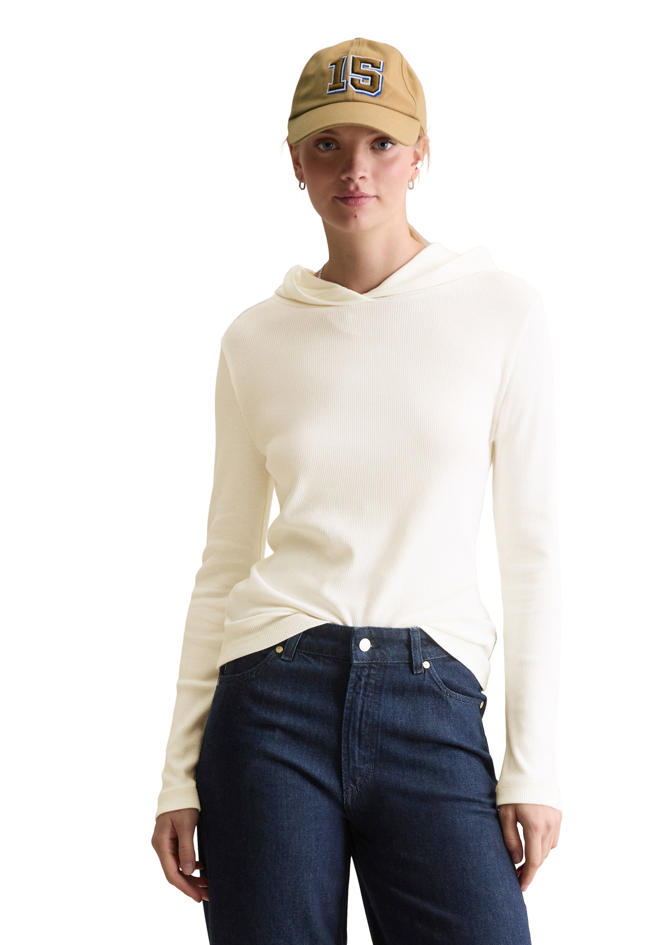 Marc O'Polo DENIM Shirt in White: front