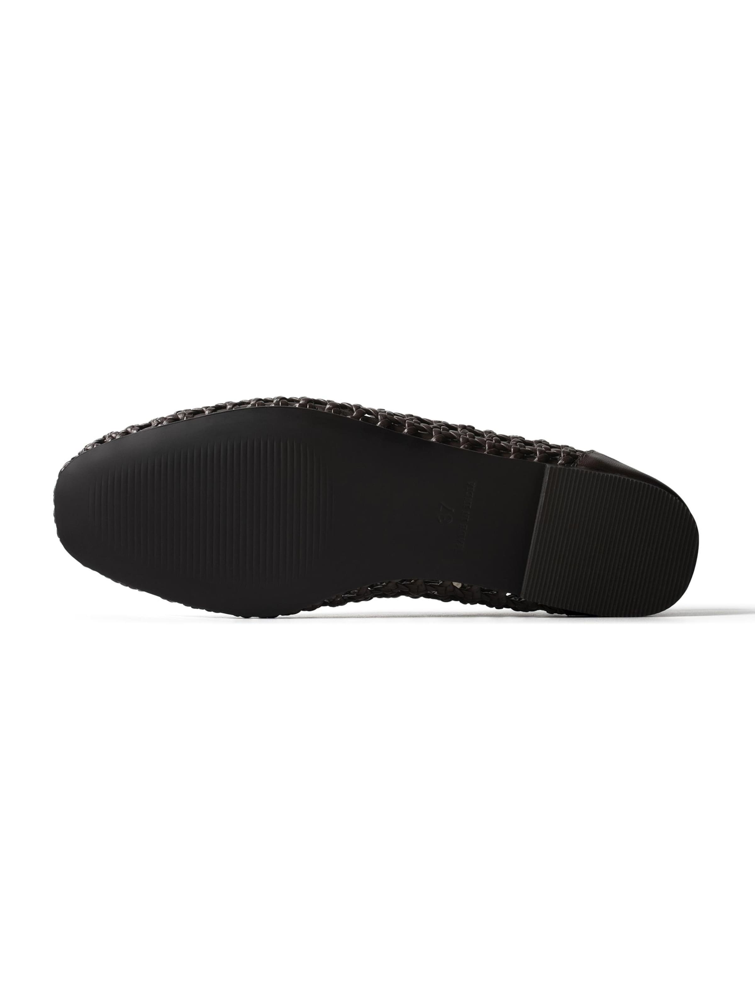 L37 HANDMADE SHOES Slipper 'REMEMBER THIS MORNING' in Brown
