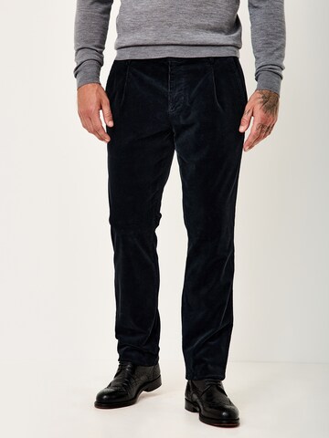 REDPOINT Regular Chino Pants 'NELSON' in Blue: front