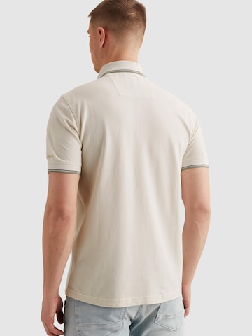 PME Legend T-shirt 'Polo shirt in piqué with artwork' i vit