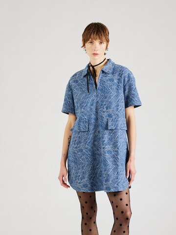 PIECES Dress in Blue: front