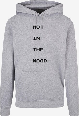 Merchcode Sweatshirt 'NITM-Pixels' in Grey: front
