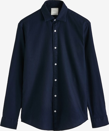Coupe regular Chemise Next en bleu : devant