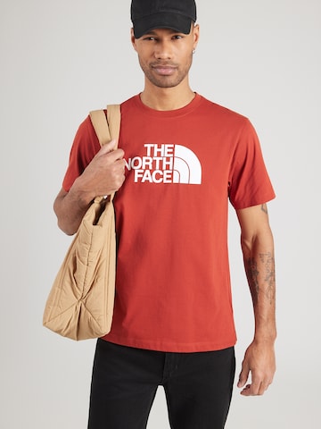 THE NORTH FACE Póló 'EVOLUTION HALF DOME' - barna: elől