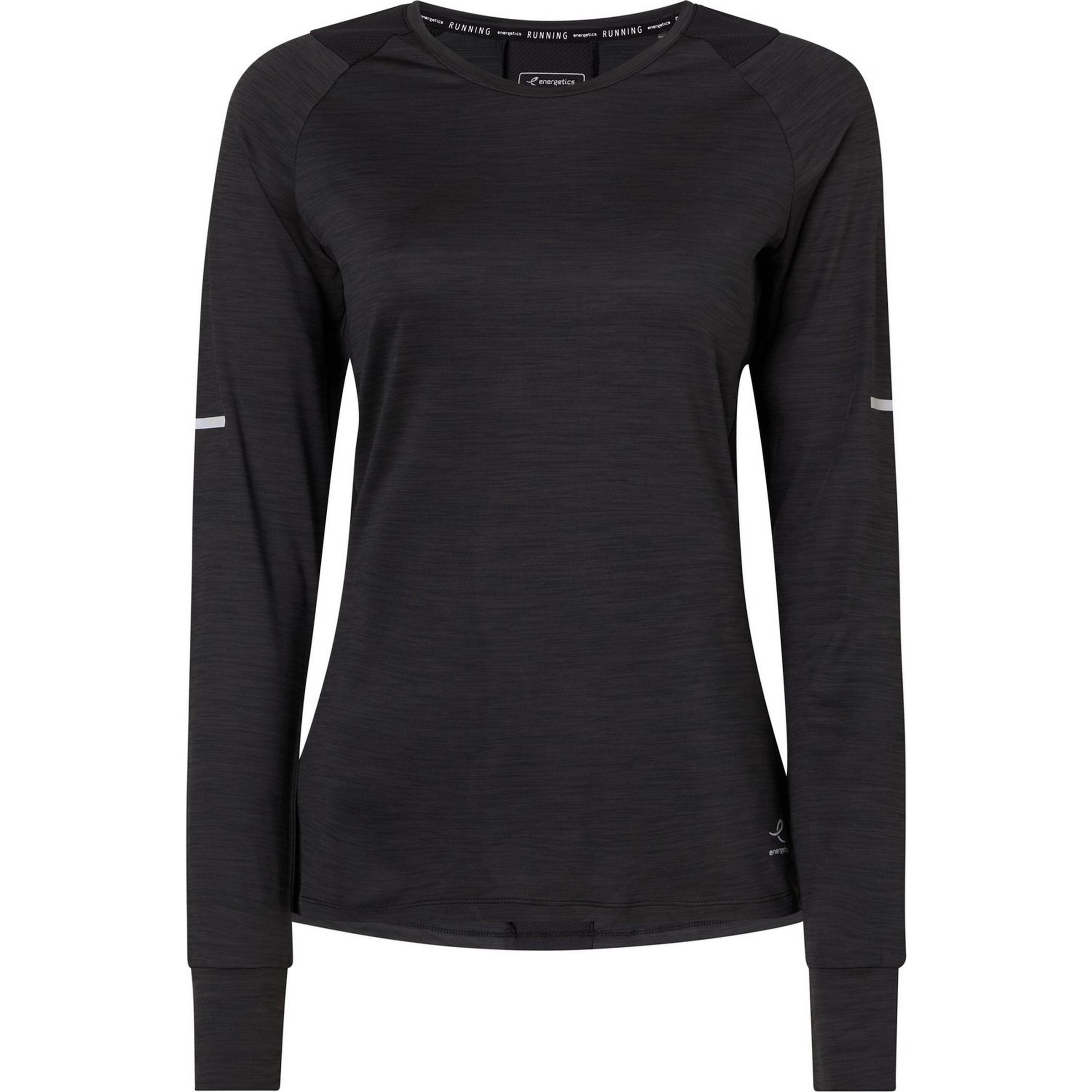 ENERGETICS Funktionsshirt in Schwarz: Vorderseite