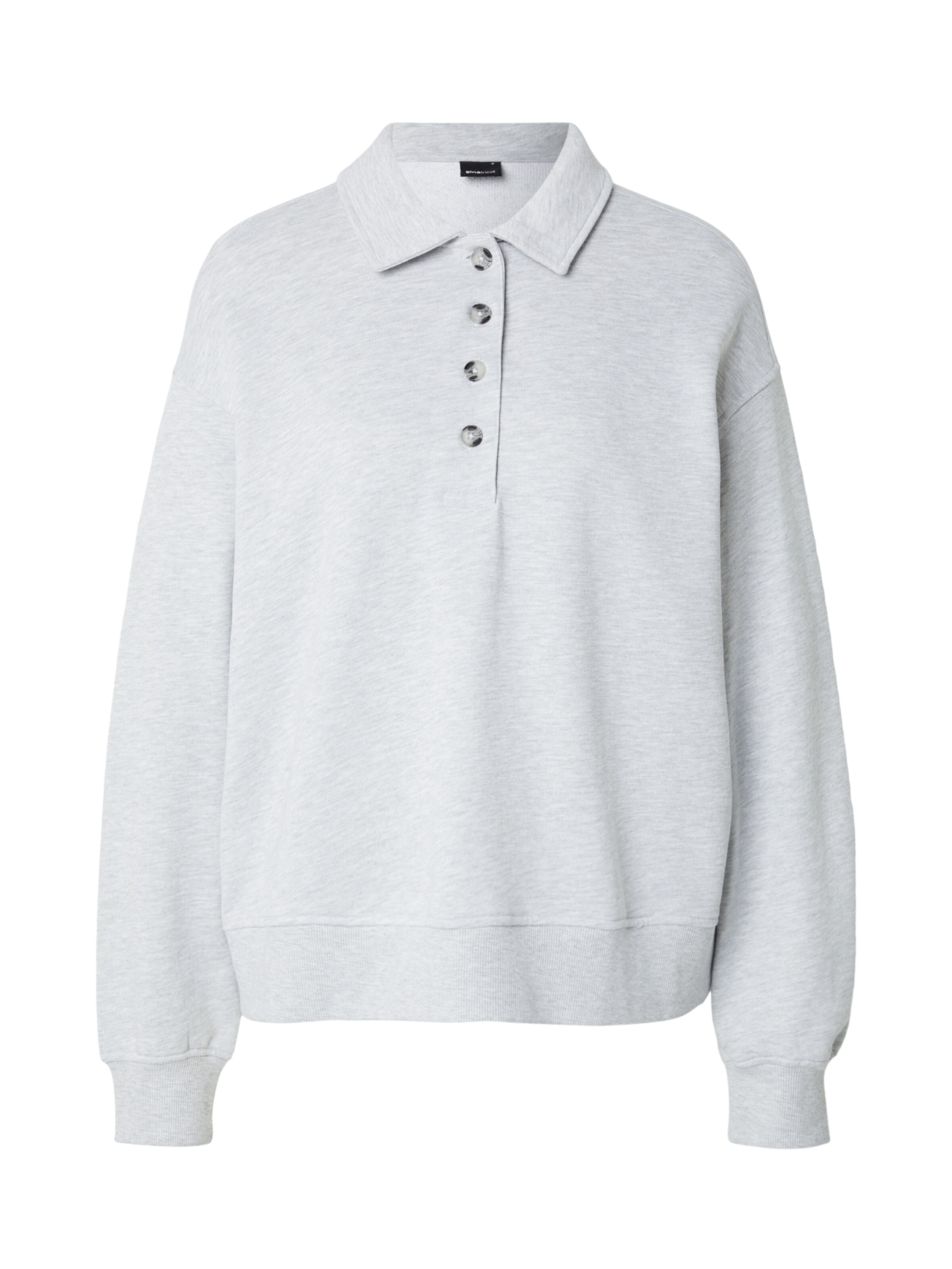 Gina Tricot Sweatshirt in Grau: Vorderseite