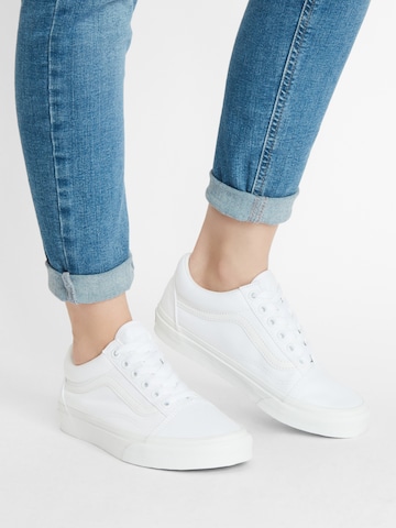 Baskets basses 'Old Skool' VANS en blanc