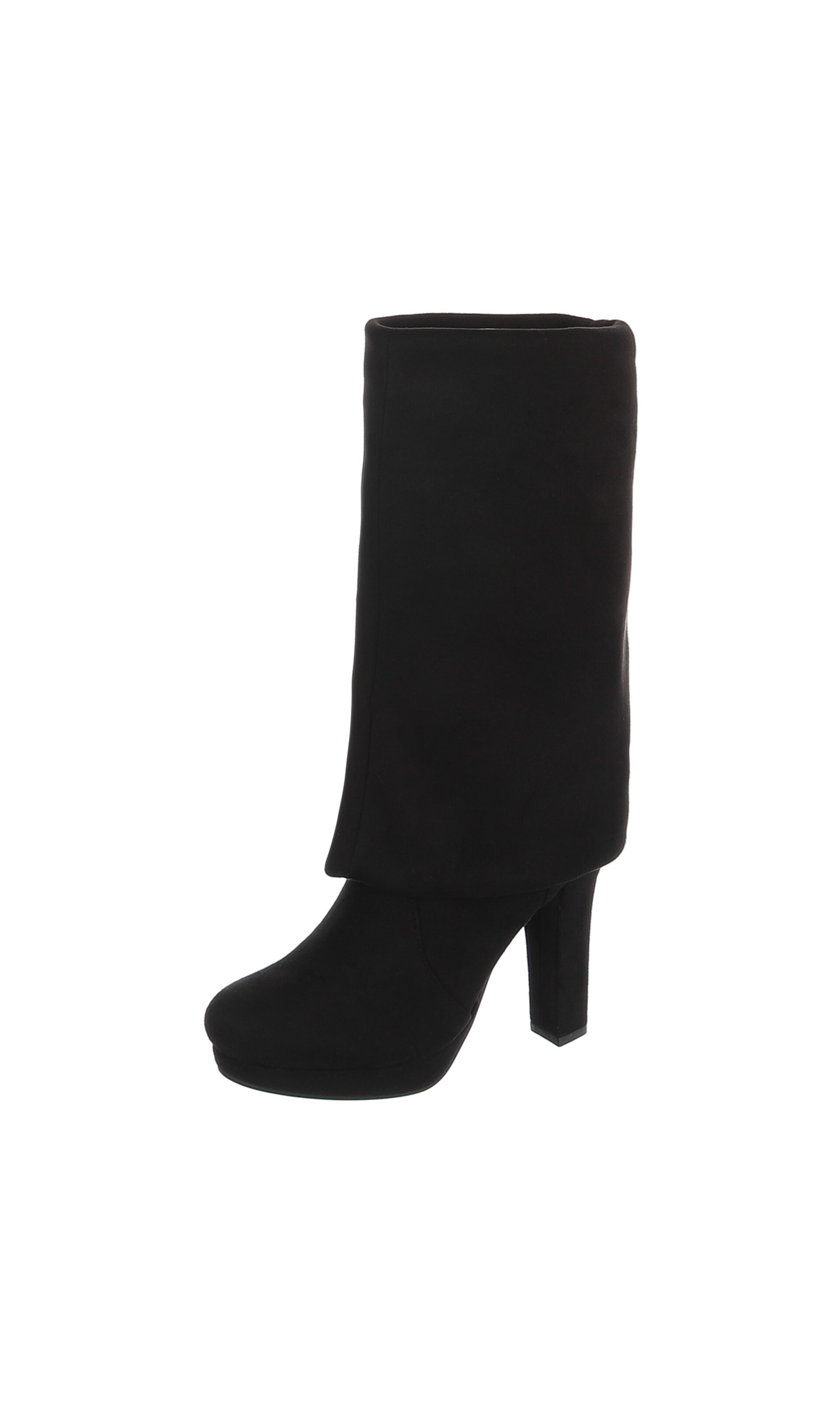 Ital-Design Overknees in Schwarz