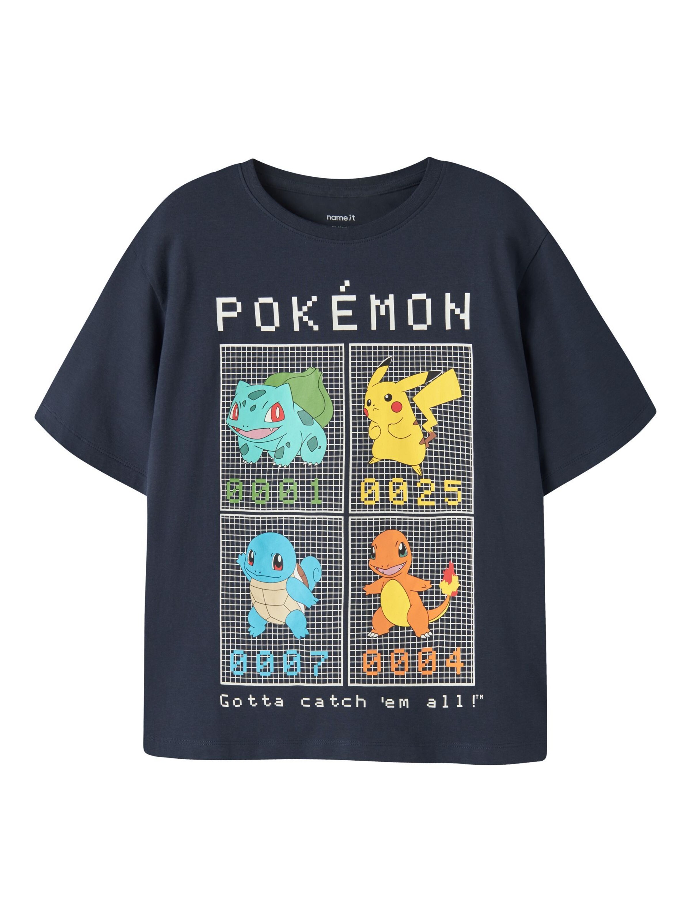 NAME IT Shirt 'Pokémon' in Blue: front