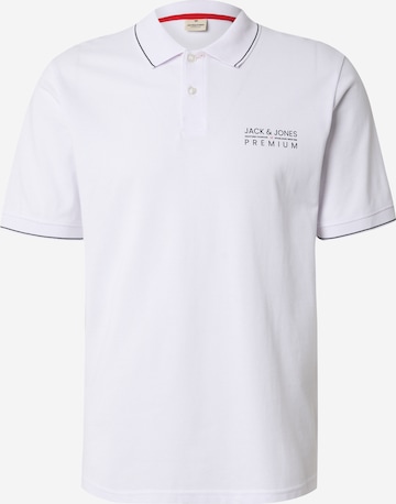 Jack & Jones Premium - Camiseta 'JPRBLUATLAS' en blanco: frente