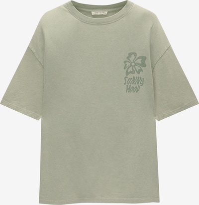 Pull&Bear T-Shirt in tanne / pastellgrün, Produktansicht