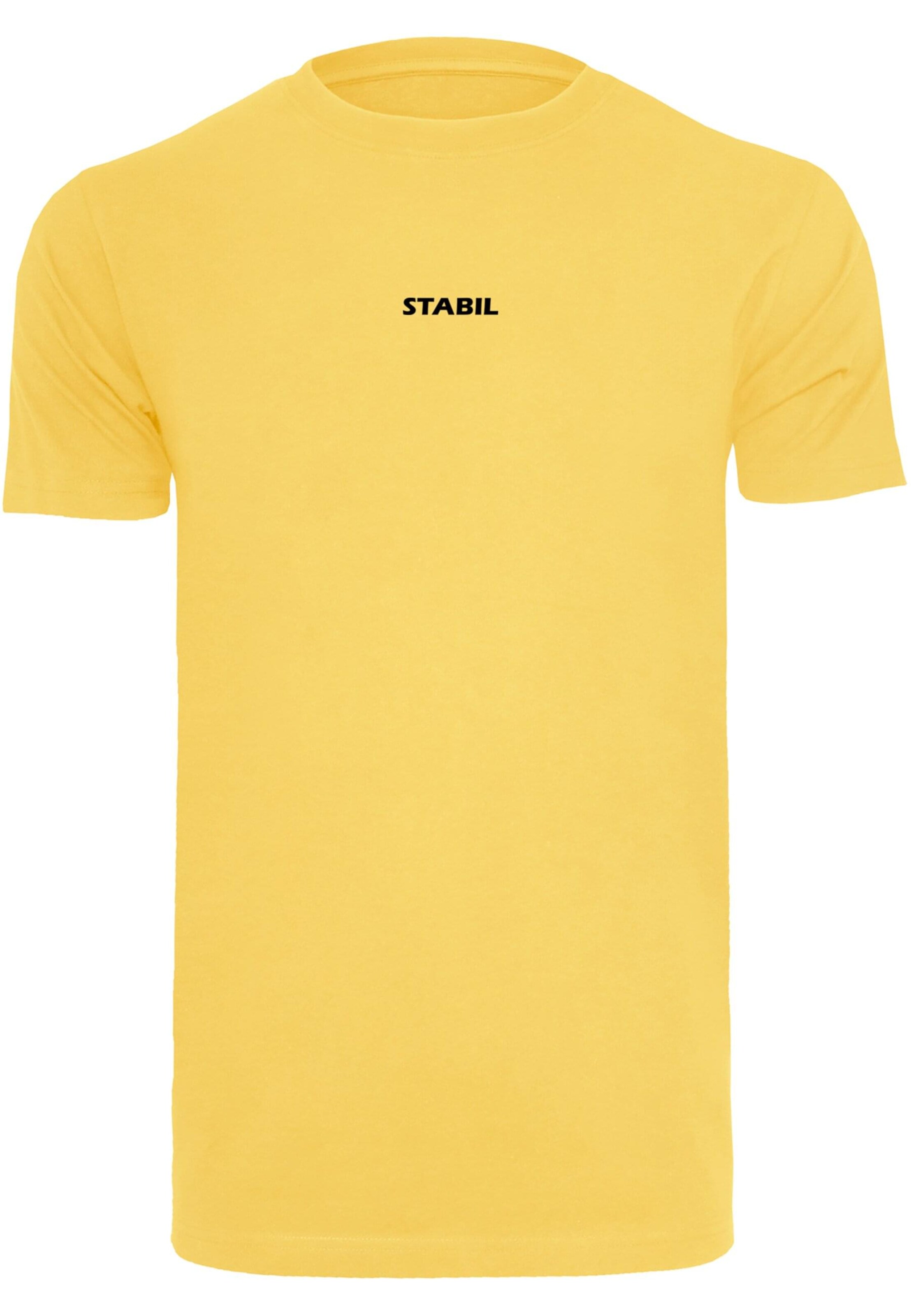Merchcode Shirt 'Stabil' in Yellow: front