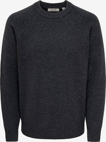 Only & Sons - Pullover 'ONSEJNAR' em cinzento: frente