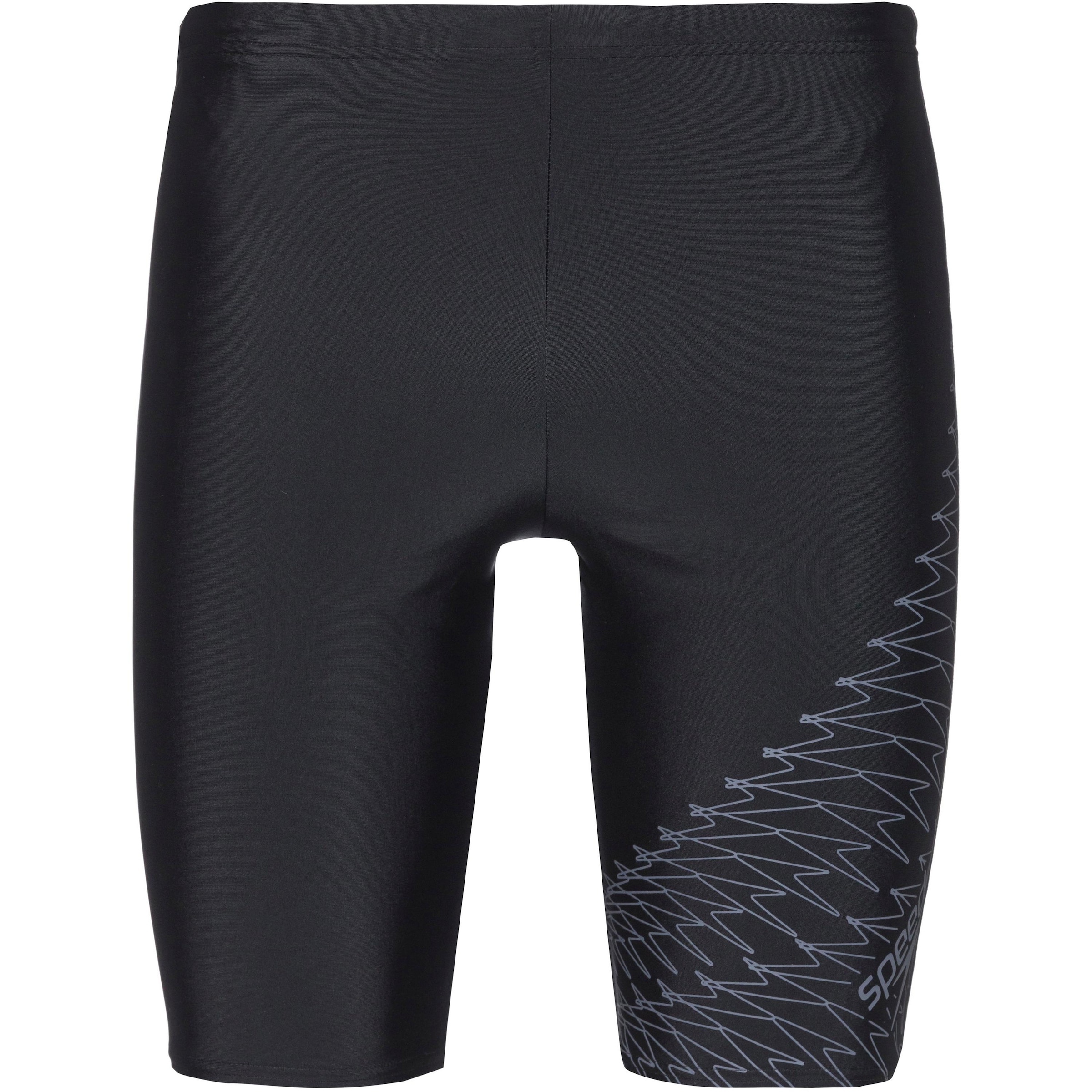 SPEEDO Athletic Swim Trunks 'Medley' in Black: front