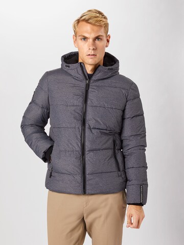 Superdry Regular Fit Jacke in Grau: predná strana