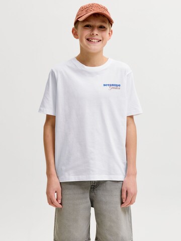 T-Shirt Jack & Jones Junior en blanc : devant