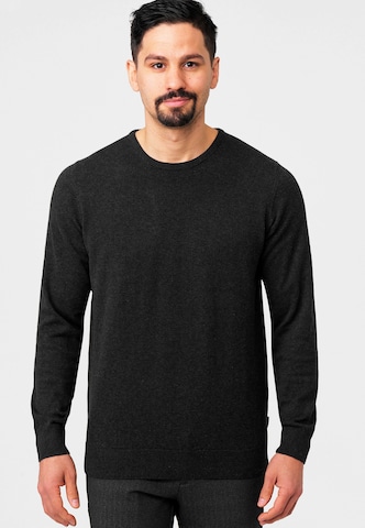 INDICODE JEANS Sweater 'Benjamin' in Grey: front