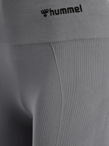 Hummel Skinny Workout Pants in Grey
