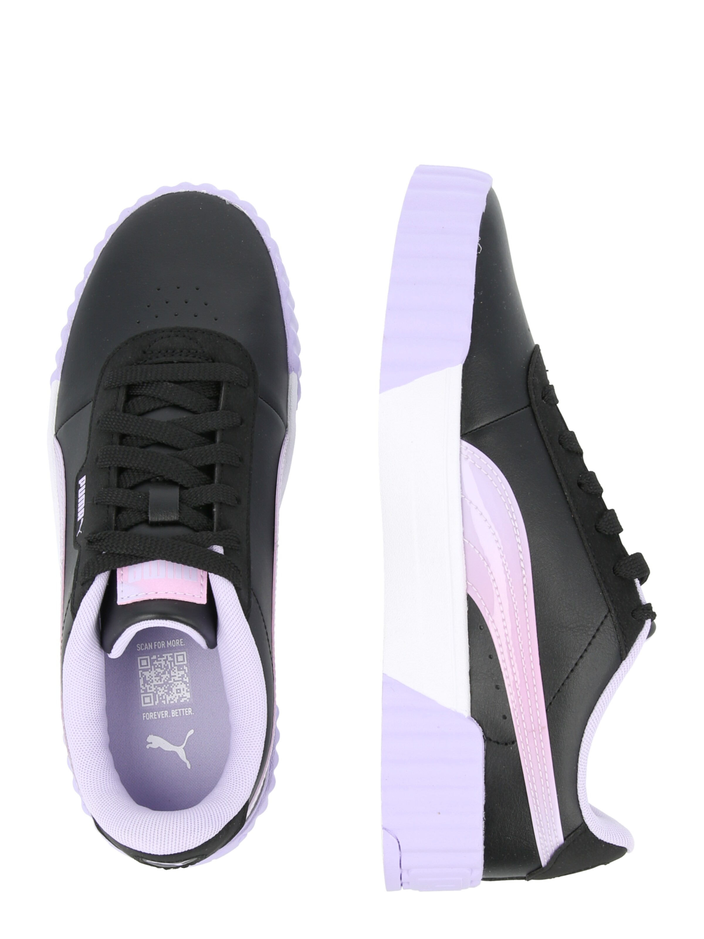PUMA Σνίκερ χαμηλό 'Carina' σε μαύρο