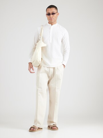 JACK & JONES Comfort Fit Hemd 'JJBREEZE' in Weiß