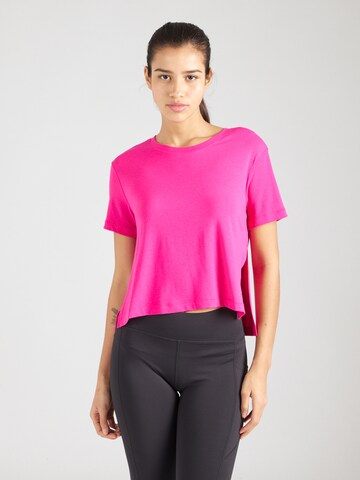 T-shirt fonctionnel NIKE en rose : devant