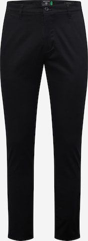 Skinny Pantaloni eleganți de la Dockers pe negru: față