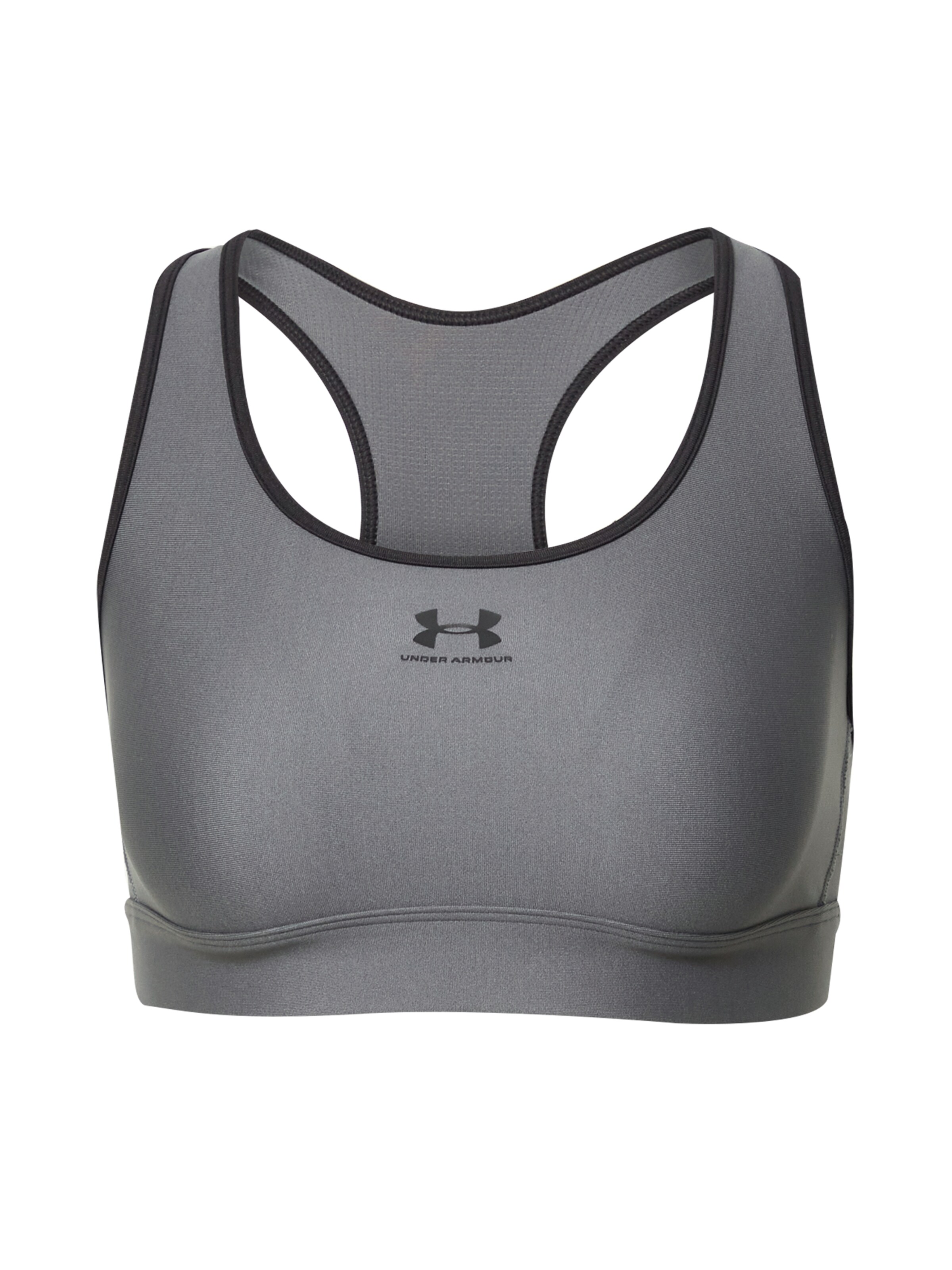 UNDER ARMOUR Bustier Sport-BH 'Authentics' in Grau: Vorderseite