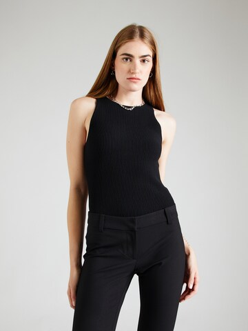 Top in maglia di Banana Republic in nero: frontale