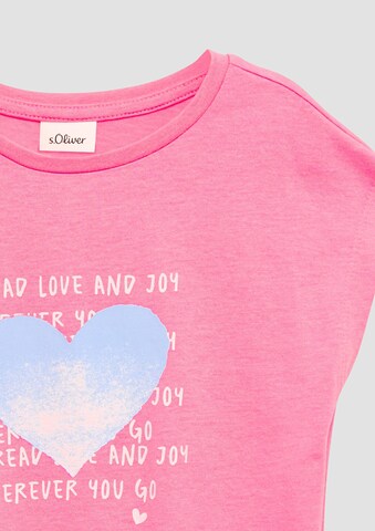 T-Shirt s.Oliver en rose